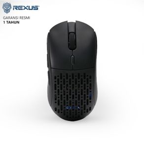 rexus pro mouse wireless gaming daxa air iv / daxa air 4 - hitam