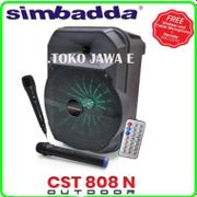 SIMBADDA CST 808N/SIMBADDA Speaker Bluetooth Karaoke - FREE 2 MIC