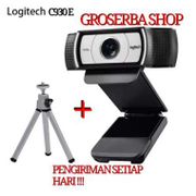 Webcam Logitech C930 E + Tripod - Logitech C930E Fhd 4X Zoom C 930E