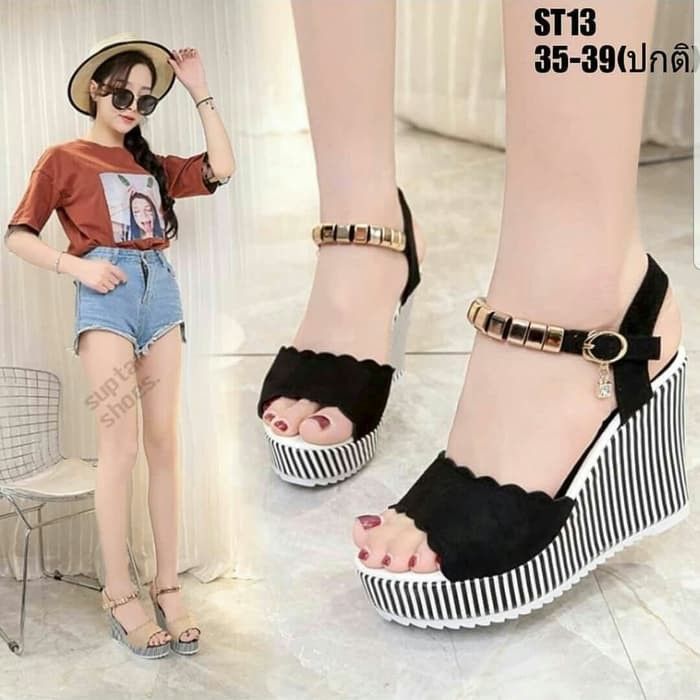 ankle strap wedge sandal