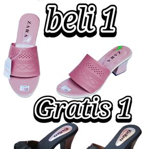 BELI 1 GRATIS 1 sandal Zara Branded Import / sandal high heels Zara / sandal Heels 7 cm zara premium KODE ZSK-T122