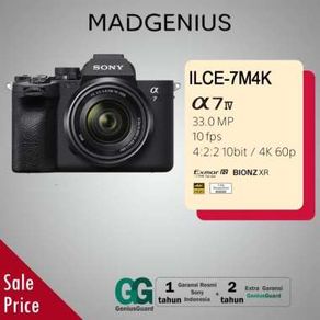 SONY Alpha A7IV kit 28-70mm / a7 mark IV Kit 28-70mm /a7m4K / ILCE- 7M4K Kamera Mirrorless Hitam , garansi resmi 1tahun Sony Indonesia