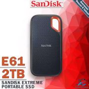 SSD External Sandisk Extreme E61 2TB V2 Portable