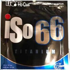 Senar Badminton Hi-Qua Hi Qua Iso 66 Ti Titanium Kode 010