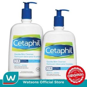 Cetaphil Gentle Skin Care 1 Liter Bundle Pack, Shower Cream / Gel, Bat