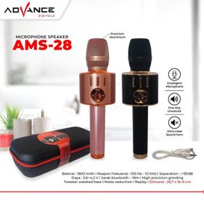 wow new !!! speaker mic advance ams-28 bluetooth