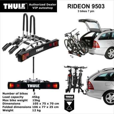 Thule Towbar Bike Carriers RideOn 9502 