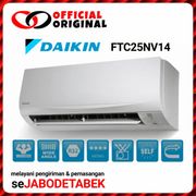 ac daikin 1 pk ftc - 25 nv14 thailand + pasang instalasi