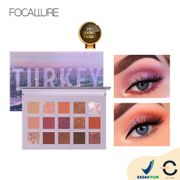 "[ORI BPOM] FOCALLURE Glitter eyeshadow palette ""GO TRAVEL"" eye shadow pigment powder #FA100"