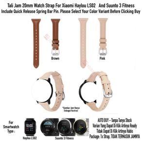 promo slw tali jam 20mm watch strap haylou ls02 / suunto 3 fitness -