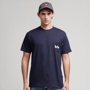 Lee Cooper T-shirt Logo Type Navy