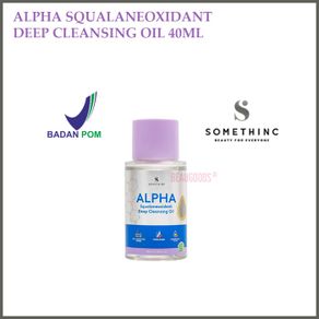 somethinc alpha squalaneoxidant cleansing oil/ gentle micellar water - oil 40ml