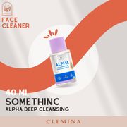 somethinc alpha squalaneoxidant deep cleansing oil makeup waterproof - 40ml