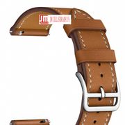 fashion strap 20mm 22mm universal - tali jam tangan kulit leather - 20mm brown