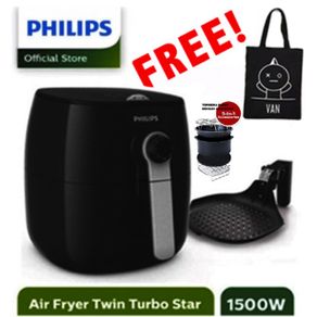 philips premium airfryer hd9723 air fryer hd 9723 (khusus grab/gojek) - hanya hd9723