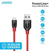 Kabel Charger Anker Powerline+ Micro Usb 3Ft-0.9M  - A8142 -  Sale