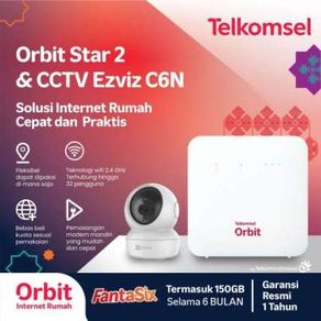 Telkomsel Orbit Star 2 Bundling Ezviz C6N Cctv 1080P