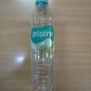 botol bekas air mineral pristine 600 ml
