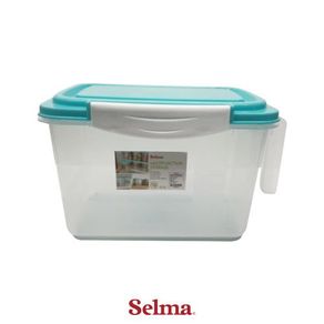 Selma 30x17x17 Cm Harry Kotak Penyimpanan Dengan Tutup - Biru