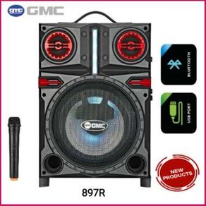 Gmc 897R Speaker Portable With Bluetooth Usb