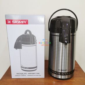 Termos Pompa Air Panas Sigma 3.5 L Panas Tahan Lebih Lama