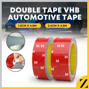 3M VHB Tape Double Tape 12mm x 4.5m 24mm x 4.5m Double Tape Automotive 4900 Double Tape Busa Perekat Foam Lengket ORI
