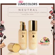(Gratis Emas) Agen Resmi Lumecolors HD Foundation Full Coverage Ultra Lightweight shade Neutral