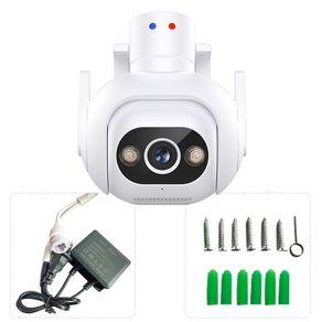 CCTV 8MP Kamera PTZ WiFi Kecepatan Tinggi Luar Ruangan HD dengan Kamera Alarm