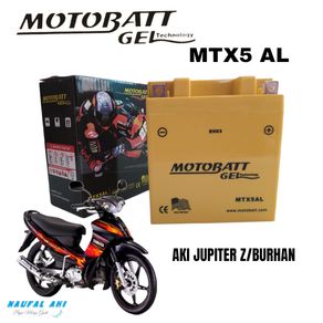 Aki Motor Yamaha Jupiter Z / Burhan Motobatt MTX5AL Aki Gel