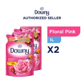 Downy Pelembut dan Pewangi Pakaian Konsentrat Floral Pink 1 L - Paket isi 2