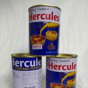 Custard Powder ( Tepung Custard ) 300gr x 2 kaleng brand HERCULES PAKET EKONOMIS