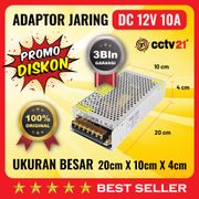 Adaptor Jaring Power Supply PSU Output DC12V 10A Ukuran Besar Untuk CCTV LED DLL Garansi 3 Bulan CCTV21