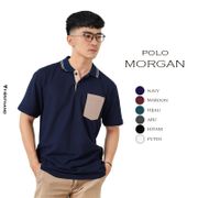 Firsthand Kaos Polo Shirt Morgan Navy Baju Kerah Pria Lengan Pendek