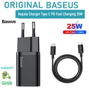 baseus kepala charger handphone type c pd 25w fast charging qc 3.0 ori