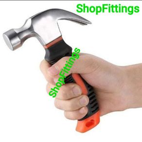 Palu Kambing Mini Cebol Pendek Gagang Karet 8 oz Mini Claw Hammer ¼ kg