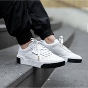 Sepatu Puma Cali Remix White Black Women - Premium Quality