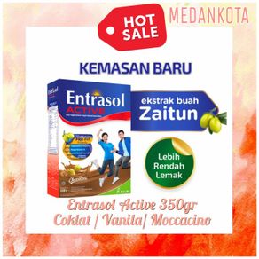 entrasol active vanila/coklat/mokacino 350 gr - coklat