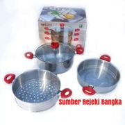 Supra Panci Steamer/Panci Kukus 28 Cm 3 Susun