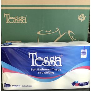 tissue tessa toilet 8 roll ply premium soft tissue bathroom pb 16