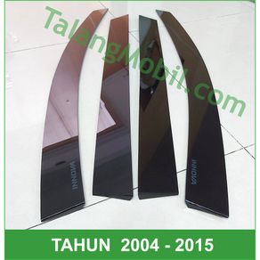 Talang Air Mobil Toyota Innova model slim rata datar flat perekat 3M tahun 2003-2015 | Talang inova