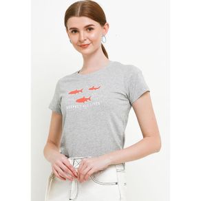 Giordano Value Print Tee Wanita