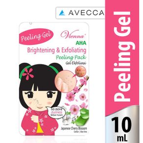 Vienna Aha Peeling Brightening & Exfoliating / Peeling Gel Wajah / Pembersih Wajah