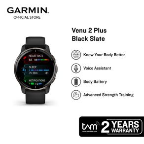 Garmin Venu 2 Plus Black Slate
