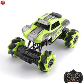 Mobil Remote Control Baru 1:16 2.4G 12 Pass All-Round Stunt Buggy Mendaki Mobil Menari Musik Rc Drift dengan Lampu LED Mainan Mobil Rc