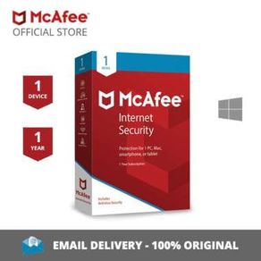 McAfee Internet Security 1 Device, 1 Year Antivirus Software