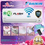 AC DAIKIN 1 PK FTKQ-25TV FLASH INVERTER R32 + INSTALASI PEMASANGAN