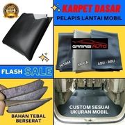 karpet dasar peredam lantai mobil great corolla kulit berserat tebal - abu-abu