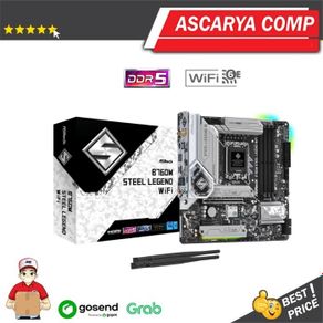 ASROCK B760M STEEL LEGEND WIFI (DDR5, Intel LGA 1700, Gen12, Gen13)