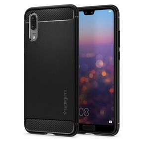 spigen huawei p20 case rugged armor - black original