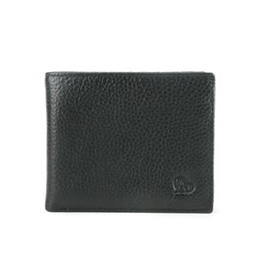 Adobree Dompet Lipat Pendek Pria Men Short Wallet PU Leather Branded Impor 1711411901BLA